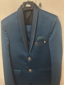 Stylish Teal 3 piece suit for boys