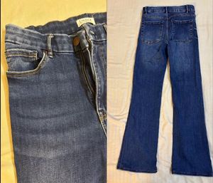 Flared Denim Jeans