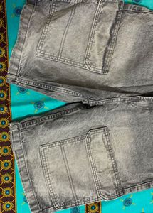Grey Cargo Shorts