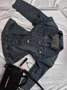 Vintage Acid Wash Denim Jacket