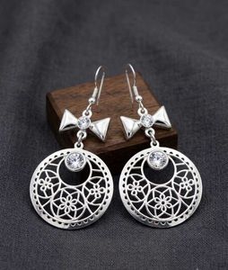 Elegant Bow & Flower Dangle Earrings