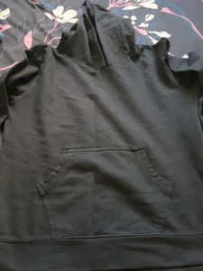 Black Hoodie with Pocket