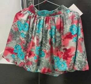 Floral Mini Skirt