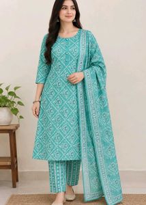 unstitched kurti bottom with dupatta