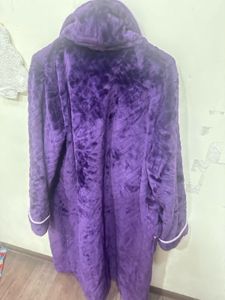 Cozy Purple Plush Robe