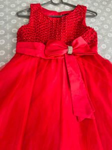 Stunning Red Girls Party Dress.