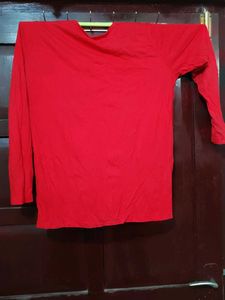 Men's Long Sleeve Blue and Red T shirts