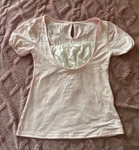 pink couquette top