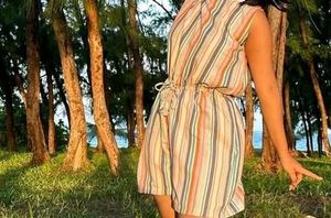 Striped Jumpsuit