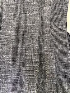 Chic Grey Textured A-Line Dress with Belt