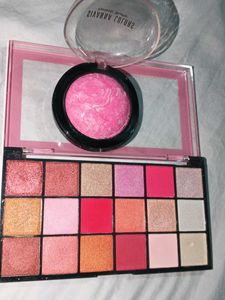 Eyeshadow Palette &amp; Pink 🩷 Blush
