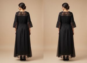 New Chic Black Midi Dress