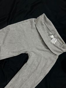 Low waist fold over flared pants