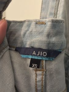 Light Wash Distressed Denim Overalls