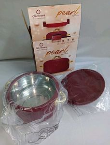Oliveware Pearl Casserole – 2000ml (Mahroon) | New