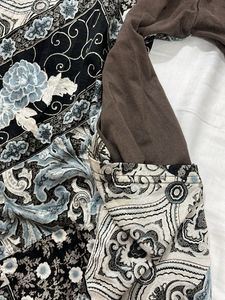 Boho Patchwork half Sleeve Tunic Top