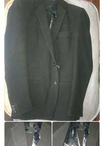 Sleek Black Blazer with Satin Lining