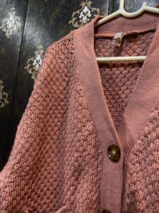 Mauve Knit Cardigan