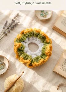Handmade Crochet Scrunchie