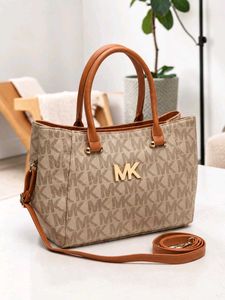 Stylish MK Monogram Tote Bag