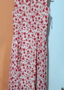 Chic Floral Print Midi Dress