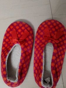 Cozy Polka Dot Slippers