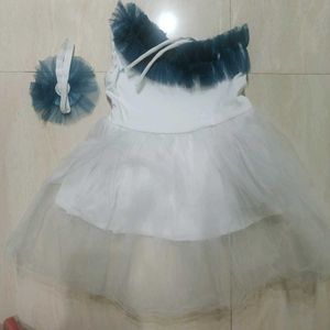 Adorable Tulle Dress with Headband