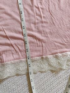 ESmara Pink Lace Trim Camisole