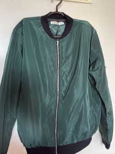 Green Bomber Jacket