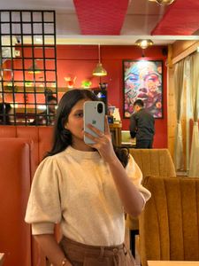 Puff Sleeve Knit Sweater