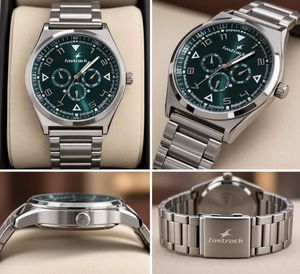 Fastrack Green Dial Watch