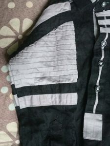 Shahrukh Khan Style Black Kurta For Boys