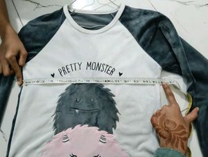 Pretty Monster Pajama Top