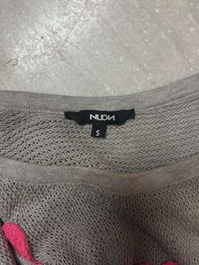 Grey Heart Knit Sweater