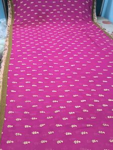 Beautiful Pink Embroidered Saree