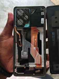 Broken Teal Smartphone Back - For Parts