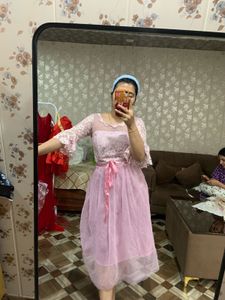 Pink Lace and Tulle Dress❤️🧚🏻‍♀️🎀