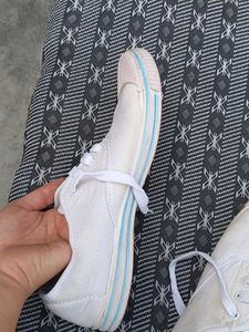 Classic White Canvas Sneakers