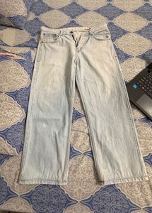 Light Wash Wide Leg Jeans