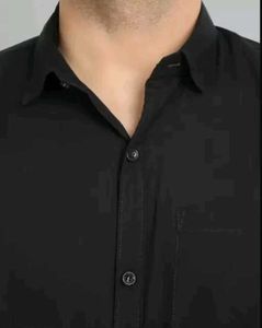 Men's Black Full Sleeve Shirt brand new unused