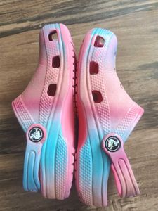 Crocs Sandals Pink Blue Tie-Dye C13