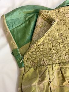 Chic Strapless Green Party Dress