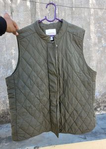 Olive Green Vest Jacket