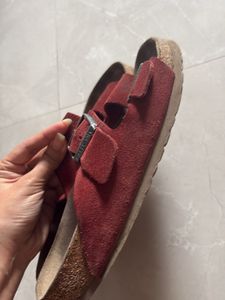 Authentic Suede Birkenstock slippers