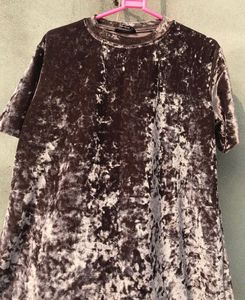 Crushed Velvet T-Shirt