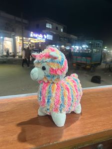 Llama Alpaca Rainbow Plush Stuffed Animal Toy