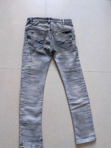 Acid Wash Graphic Jeans(Clearance Sale)