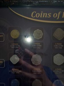 free delivery..Old Indian Coins Collection 1957-20
