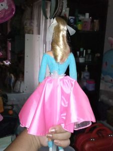 Barbie Doll with Blue Top &amp; Pink Skirt