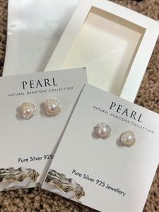Authenthic Freshwater Pearl Silver Studs